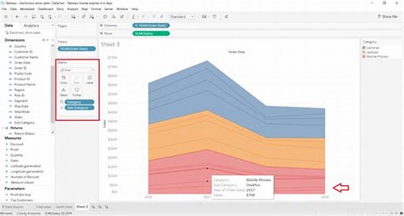 How To Create Area Chart In Tableau