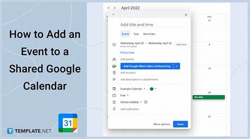 How To Create Calendar Event In Google