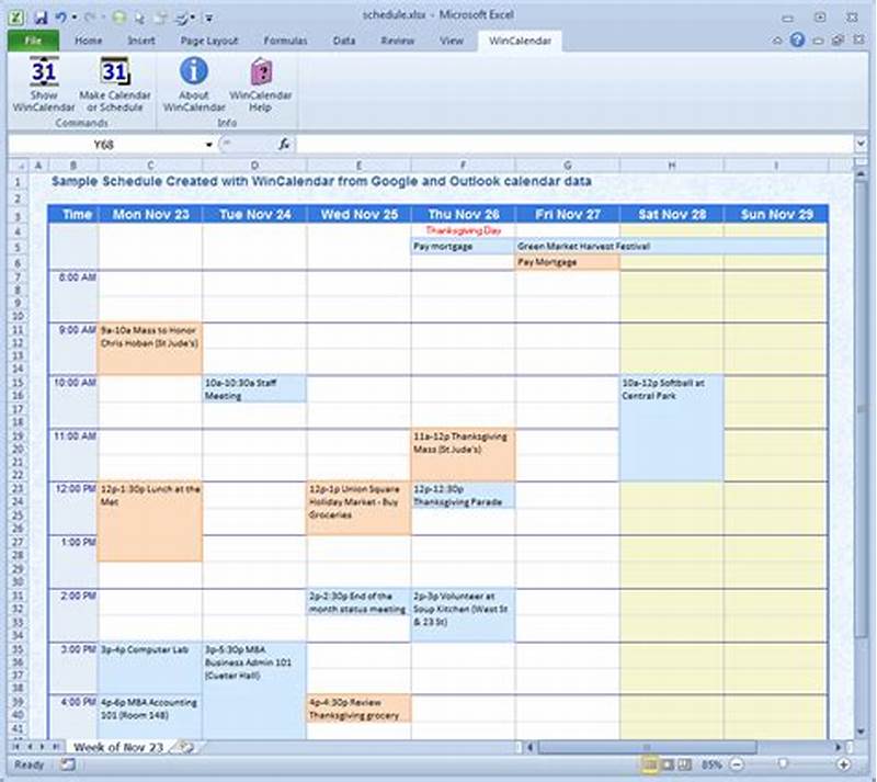How To Create Calendar In Spreadsheet