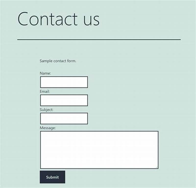 How To Create Contact Form In Wordpress