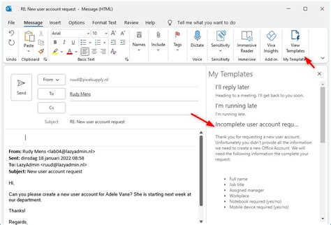 How To Create Emaill Templates In Outlook 365 Mac