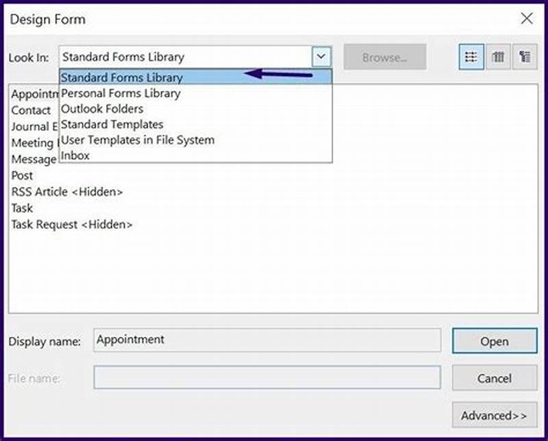 How To Create Form In Outlook
