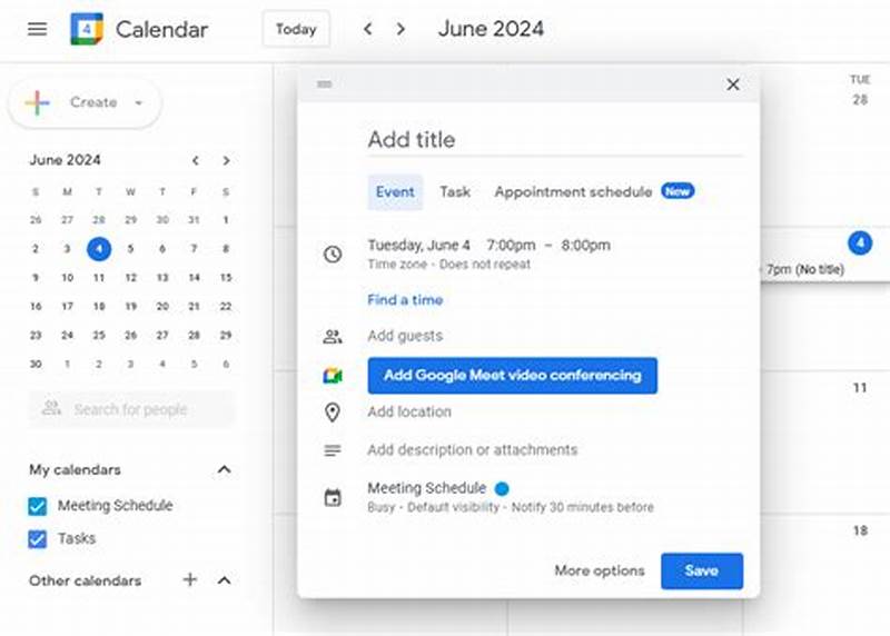 How To Create Google Calendar Event
