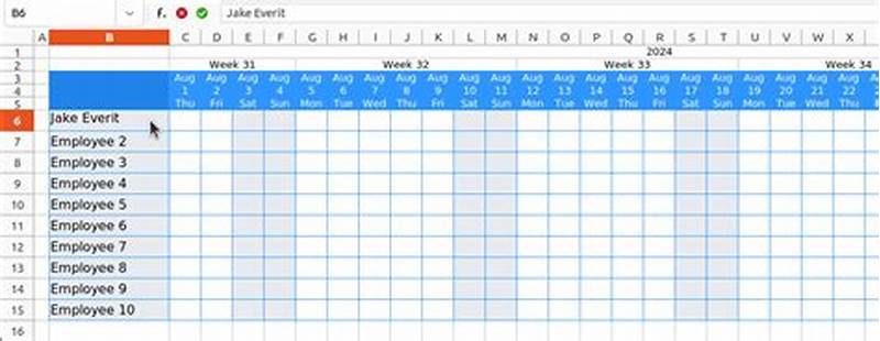 How To Create Leave Calendar In Excel