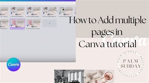 How To Create Multiple Pages In A Canva Template