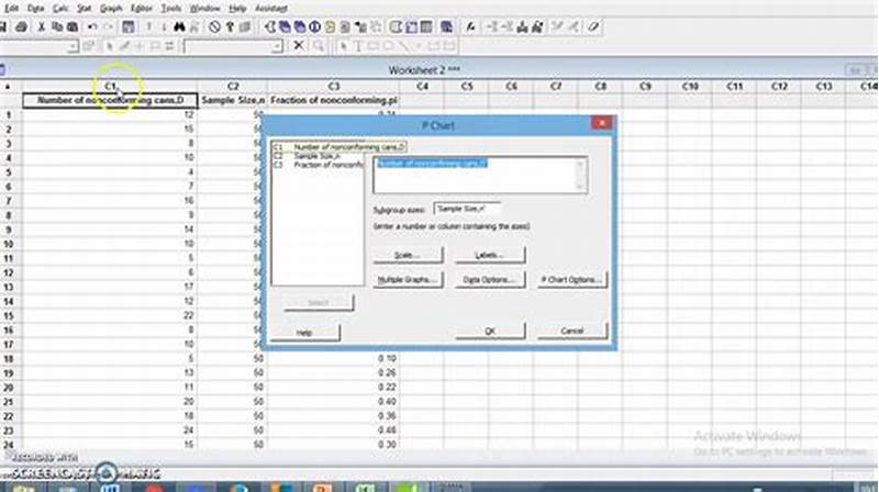 How To Create P Chart In Minitab
