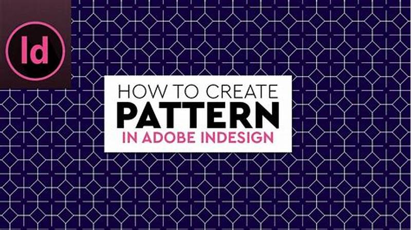 How To Create Pattern In Indesign