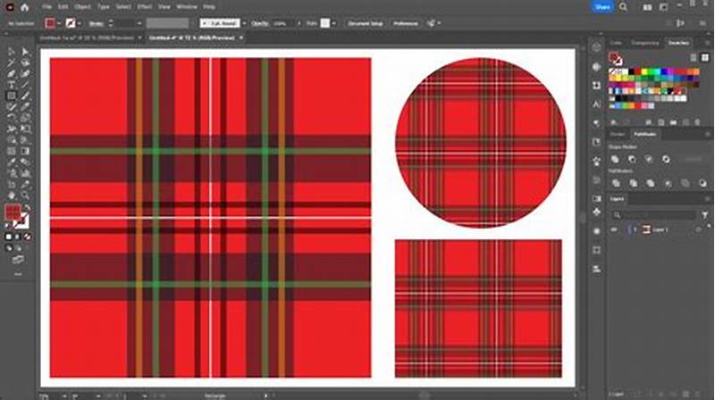 How To Create Plaid Pattern In Illustrator