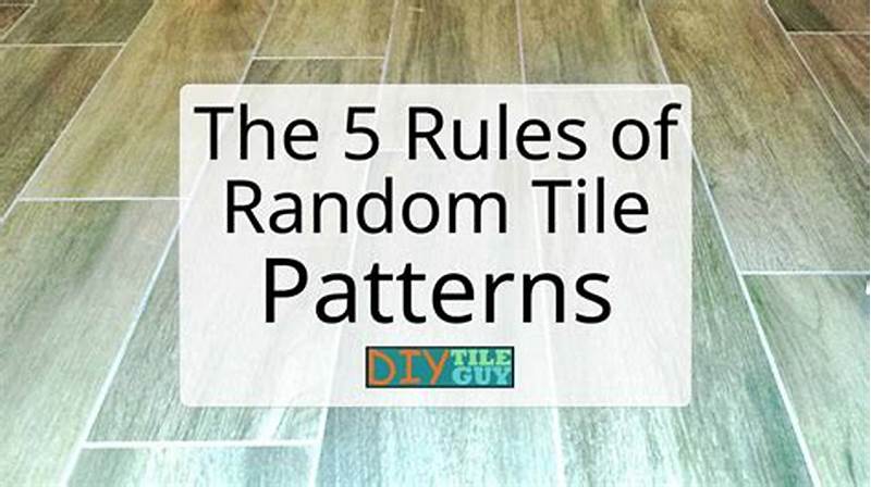 How To Create Random Tile Pattern