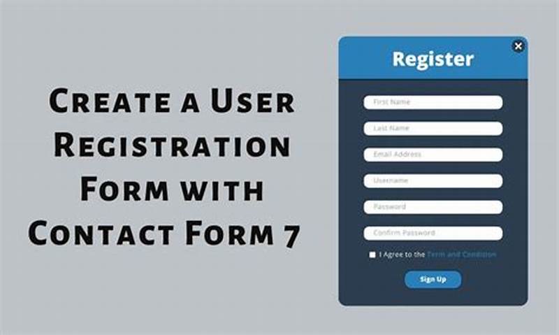 How To Create Register Form In Wordpress