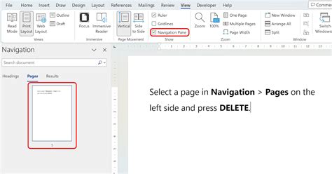 How To Delete Whole Page In Word In A Template