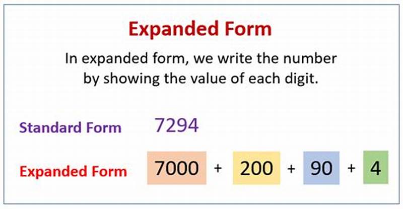 How To Do Expanded Form In Math