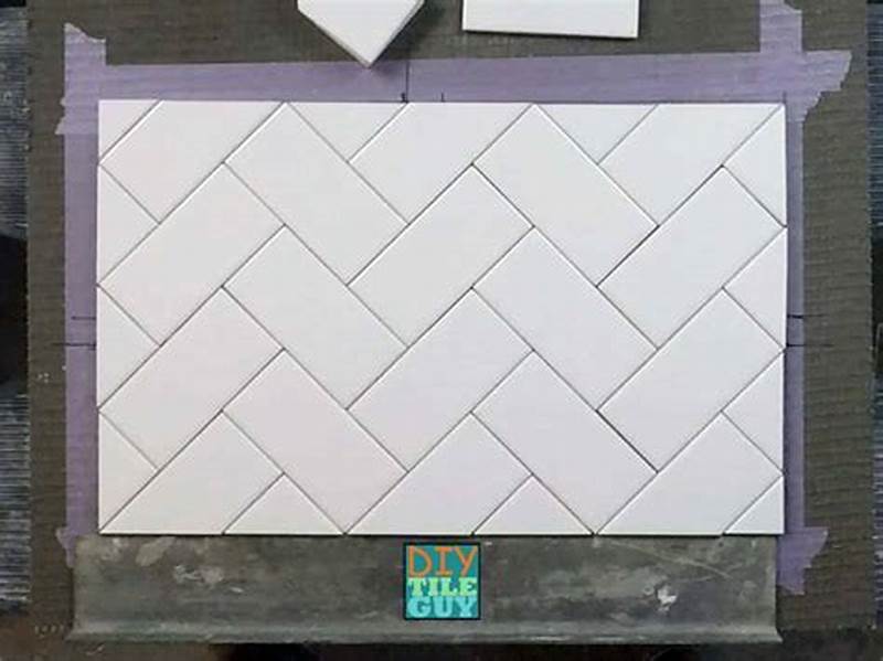 How To Do Herringbone Tile Pattern