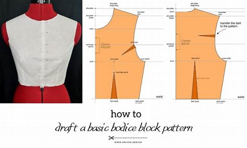 How To Draft A Bodice Block Pattern