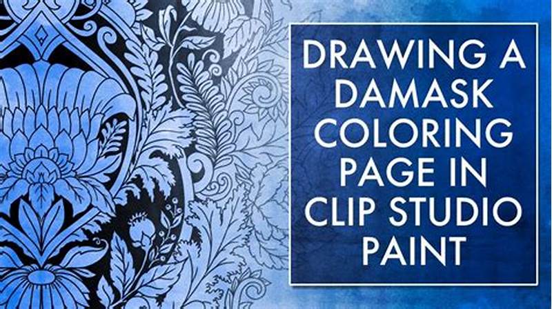 How To Draw A Damask Pattern