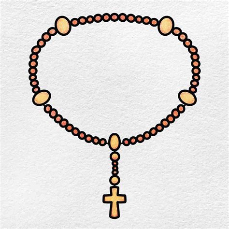 How To Draw A Rosary