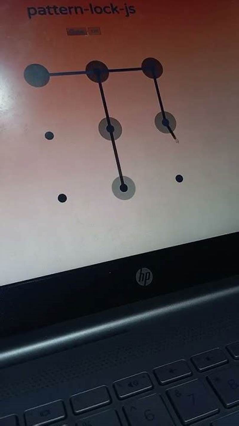 How To Draw D In Pattern Lock