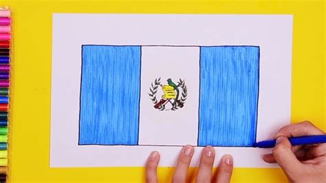 How To Draw Guatemala Flag