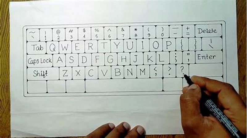 How To Draw Keyboard On Chart Paper