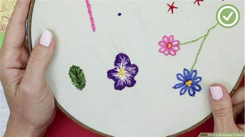 How To Embroider With A Pattern