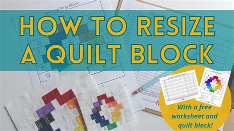 How To Enlarge A Quilt Block Pattern
