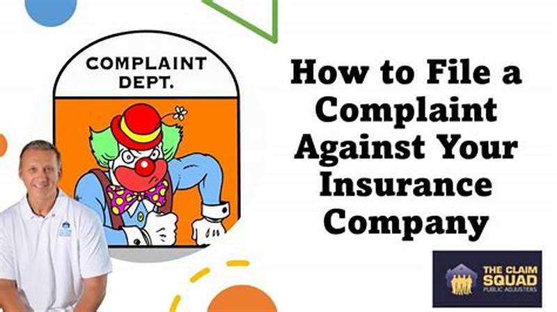 How To File Claim Against Insurance Company