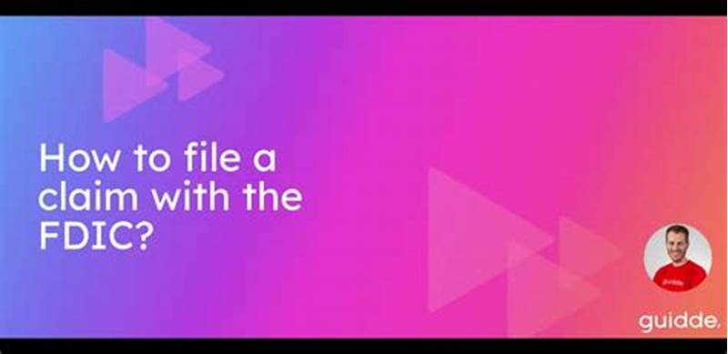 How To File Fdic Insurance Claim