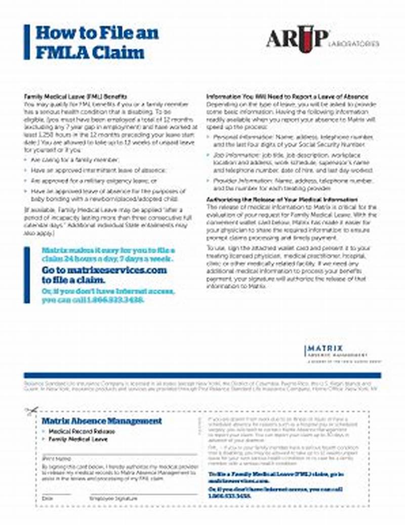 How To File Fmla Claim