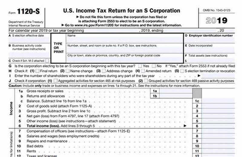 How To File Form 1120s