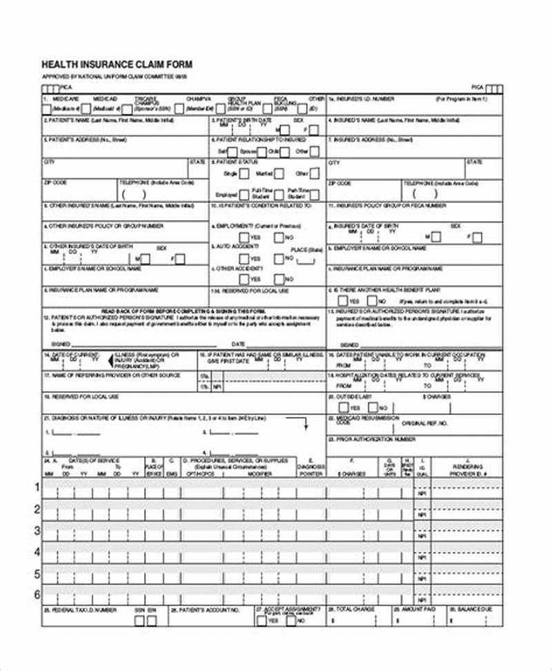 How To Fill Insurance Claim Form