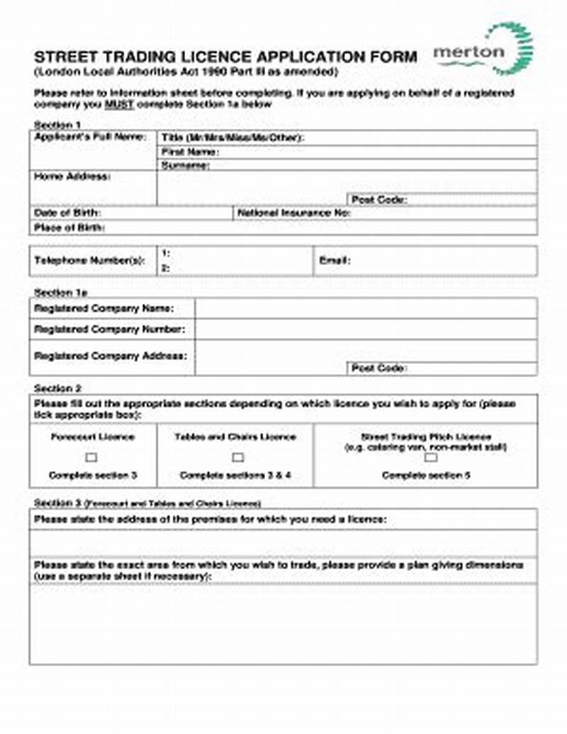How To Fill Trade License Application Form