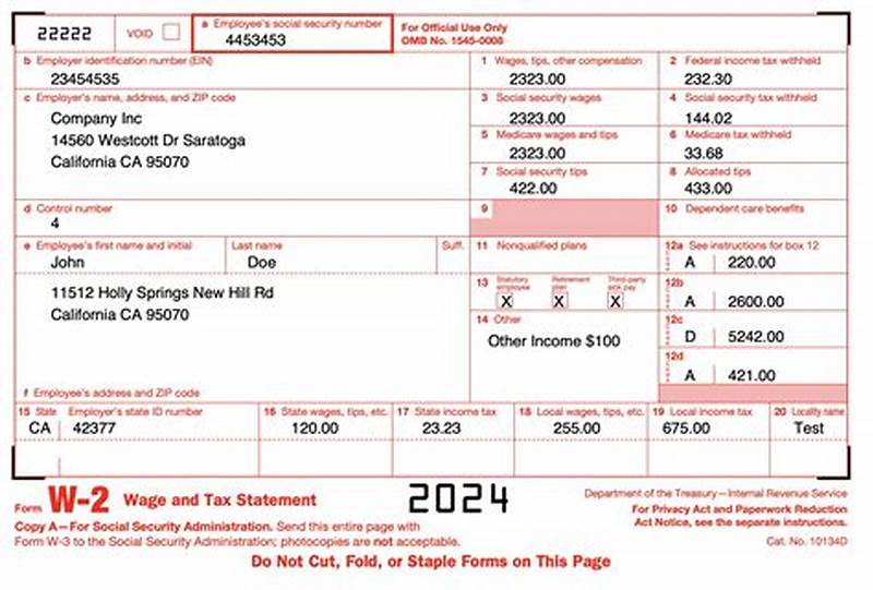 How To Fill W2 Form For Work