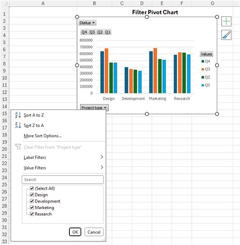 How To Filter A Pivot Chart