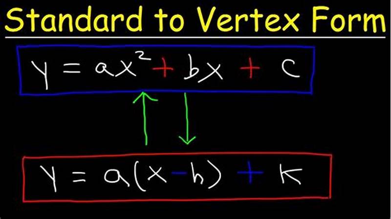 How To Find Vertex Using Standard Form