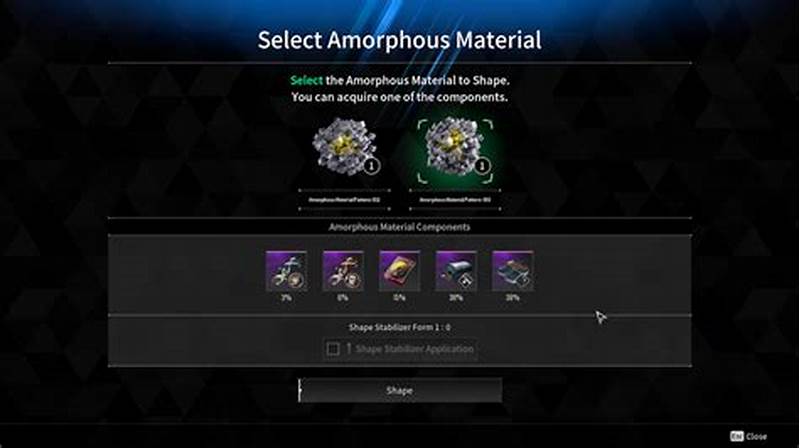 How To Get Amorphous Material Pattern 009