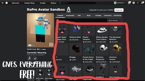 How To Get Everything Free On Roblox Catalog