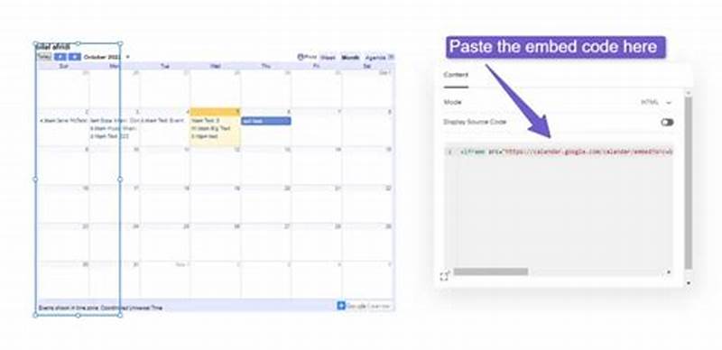 How To Get Google Calendar Embed Code