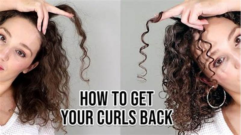 How To Get Natural Curl Pattern Back