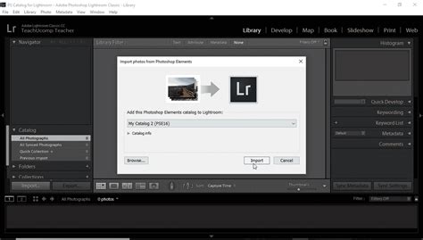 How To Import A Catalog Into Lightroom Cc