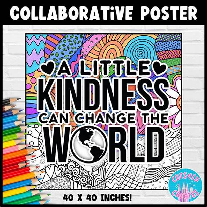 How To Make A Collaborative Coloring Poster
