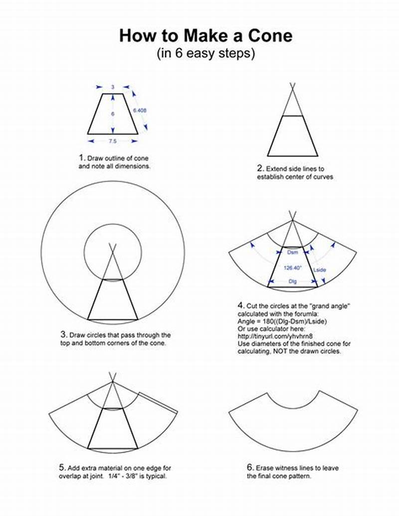 How To Make A Cone Pattern