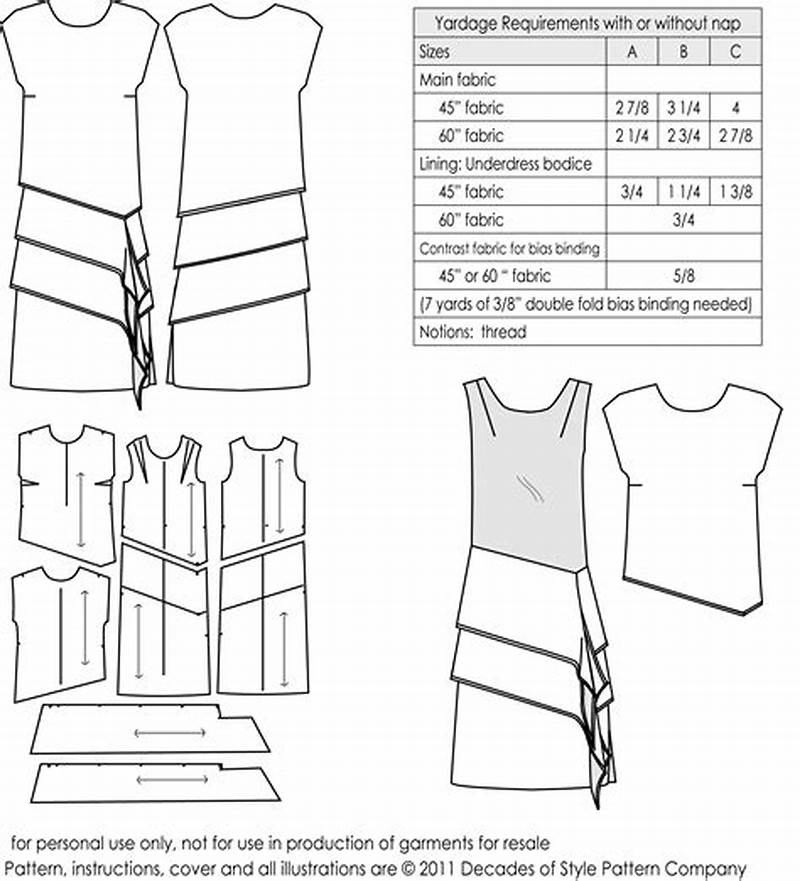 How To Make A Flapper Dress Pattern