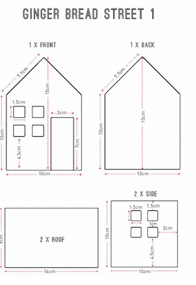 How To Make A Gingerbread House Pattern