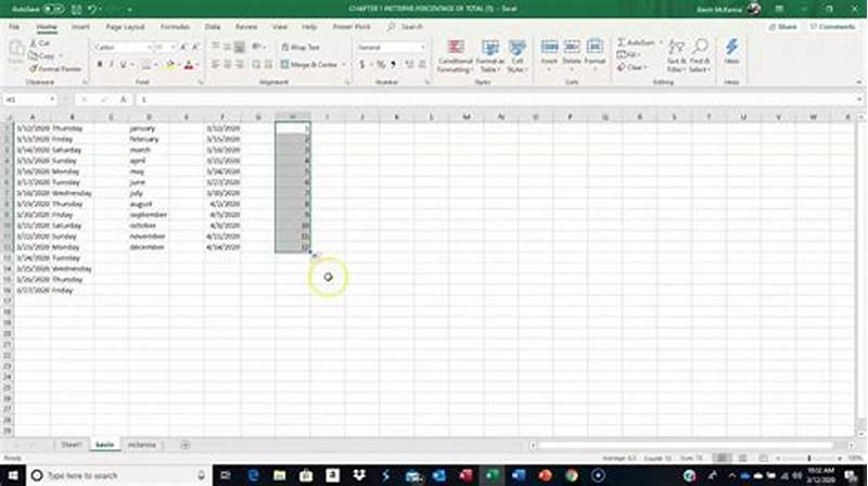 How To Make Excel Recognize A Pattern