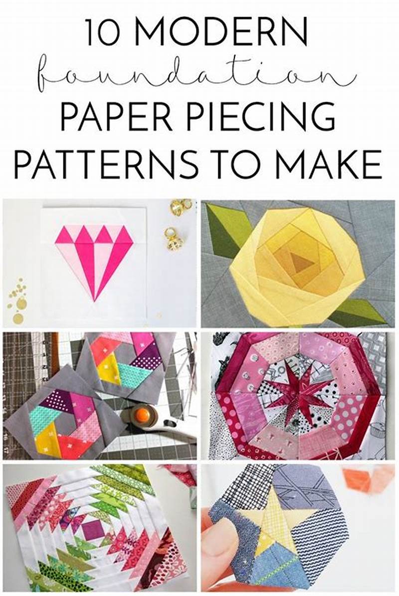 How To Make Foundation Paper Piecing Pattern