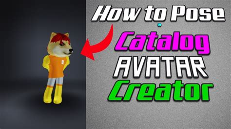 How To Make Poses In Catalog Avatar Creator