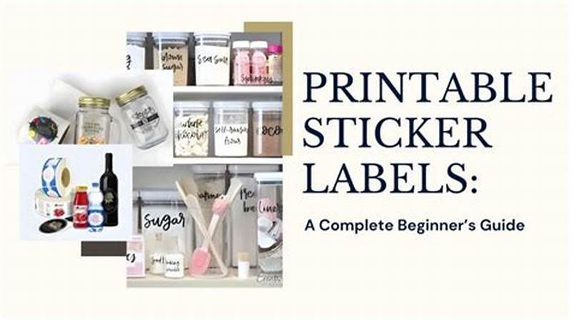 How To Make Printable Sticker Labels