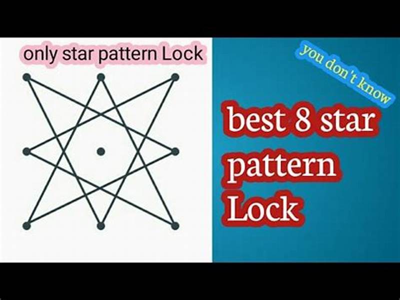 How To Make Star Pattern Lock