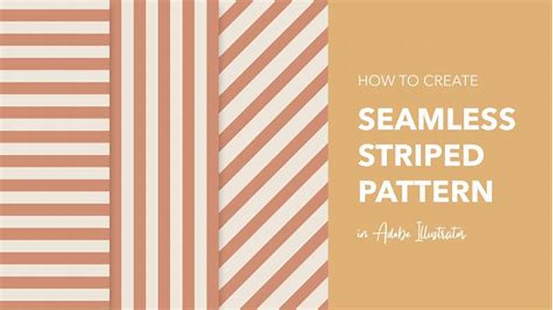 How To Make Striped Pattern In Illustrator