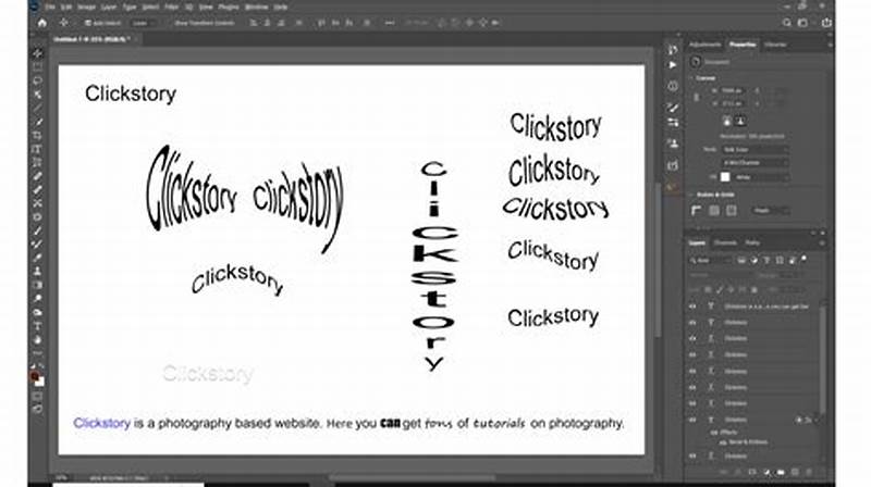 How To Make Text Pattern In Photoshop